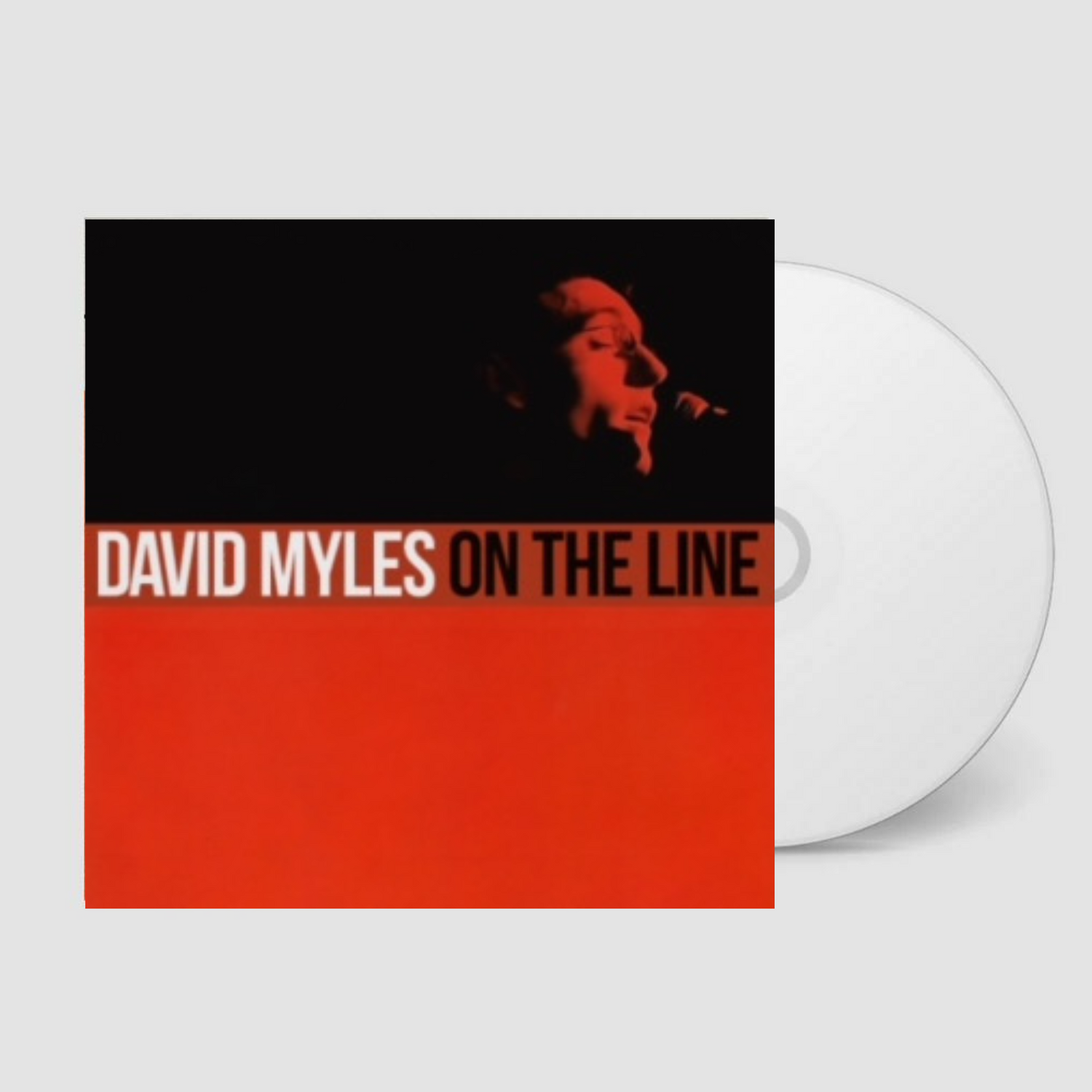 CD cover artwork for David Myles new single On the Line